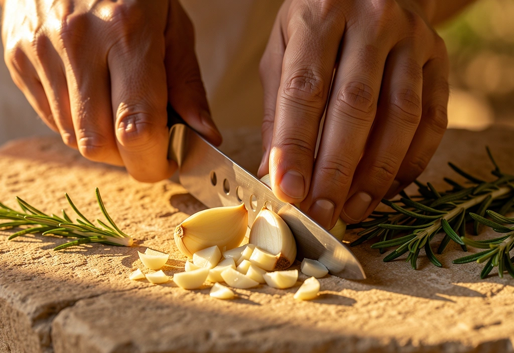 Preparación artesanal de ingredientes